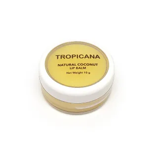 Бальзам для губ Tropicana (Тропикана) с маслами и натуральными восками, аромат Кокосовое Наслаждение